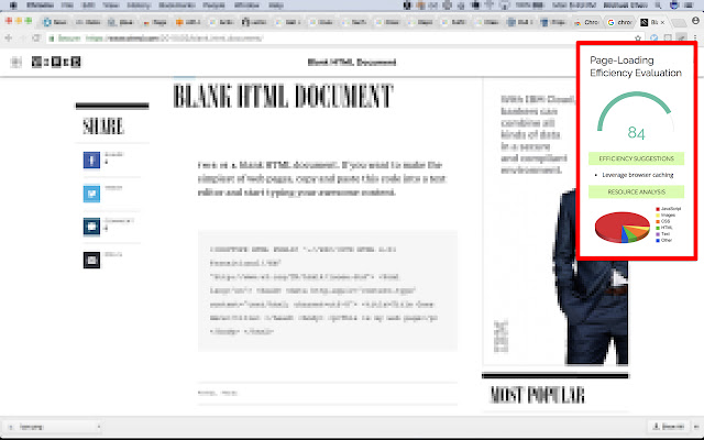 Page Speed Analysis  from Chrome web store to be run with OffiDocs Chromium online