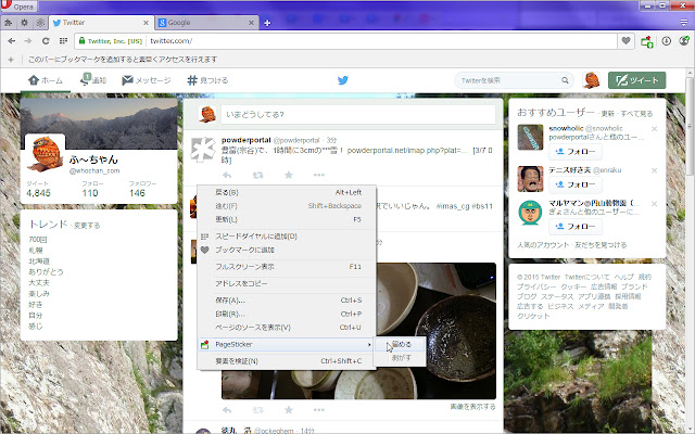 PageSticker  from Chrome web store to be run with OffiDocs Chromium online