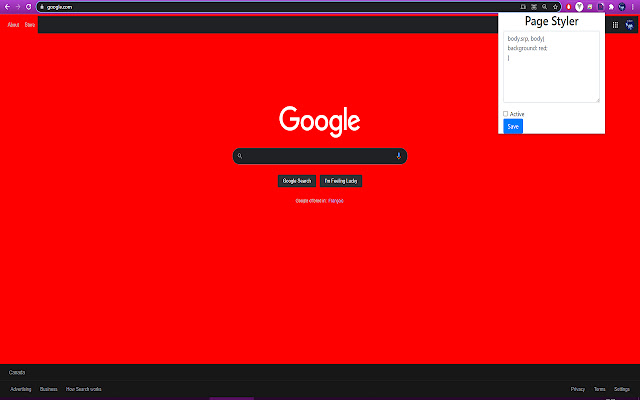 Page Styler  from Chrome web store to be run with OffiDocs Chromium online