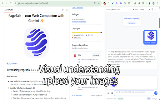 PageTalk Your Browser QA Assistant  from Chrome web store to be run with OffiDocs Chromium online