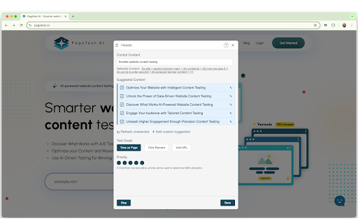 PageTest.ai  from Chrome web store to be run with OffiDocs Chromium online