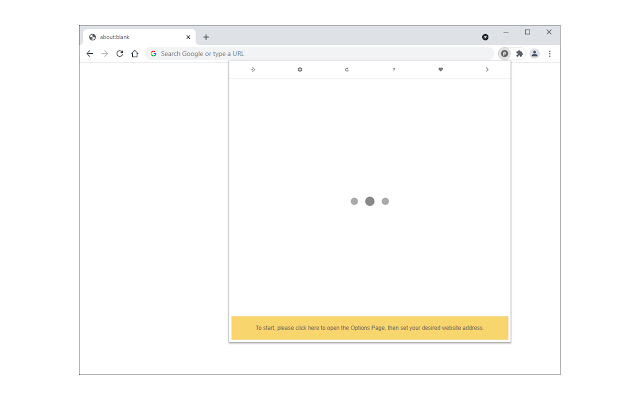 Page to Popup  from Chrome web store to be run with OffiDocs Chromium online