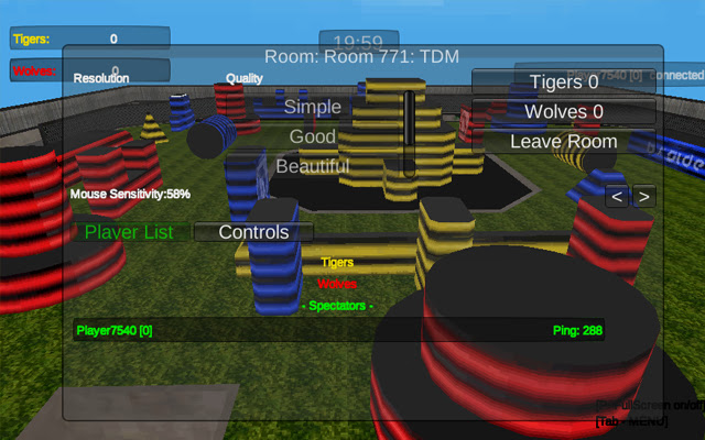 Paintball Gun Pixel 3D Multiplayer Game  from Chrome web store to be run with OffiDocs Chromium online