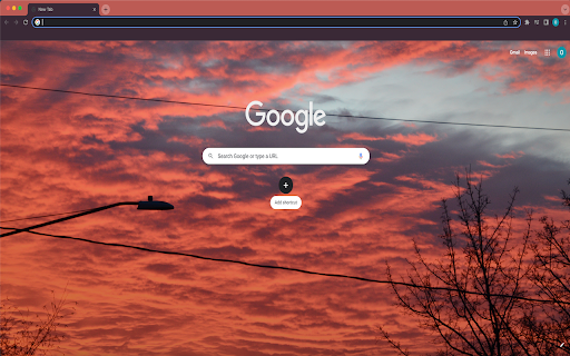 Painted Sky Theme  from Chrome web store to be run with OffiDocs Chromium online
