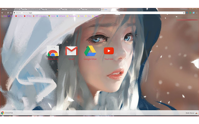 Painting Girl 02  from Chrome web store to be run with OffiDocs Chromium online
