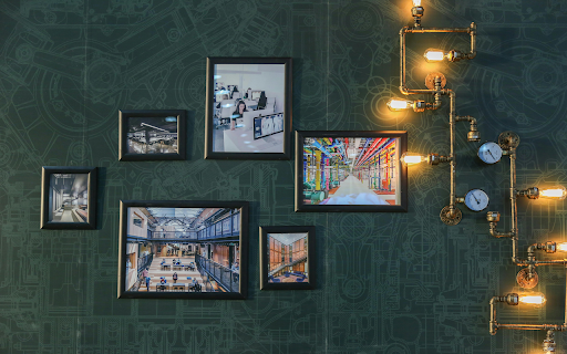 Painting On Green Wall  from Chrome web store to be run with OffiDocs Chromium online