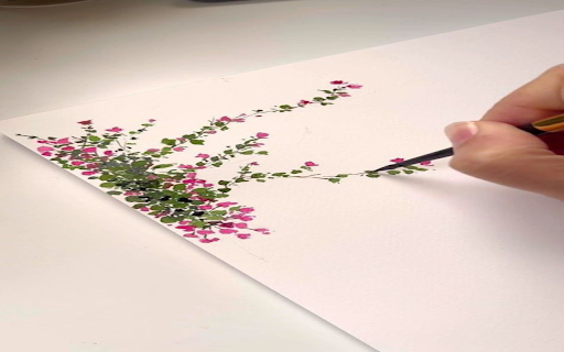 painting wallpaper  from Chrome web store to be run with OffiDocs Chromium online
