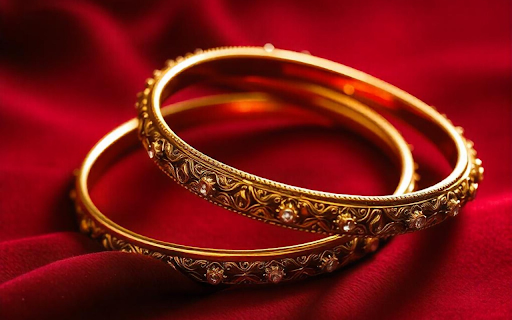 pair of gold rings  from Chrome web store to be run with OffiDocs Chromium online