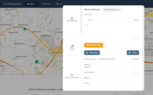 Paket Taxi HemenYolda  from Chrome web store to be run with OffiDocs Chromium online