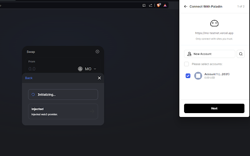 Paladin  from Chrome web store to be run with OffiDocs Chromium online