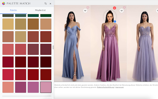 Palette Match  from Chrome web store to be run with OffiDocs Chromium online