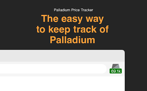 Palladium Price Tracker  from Chrome web store to be run with OffiDocs Chromium online