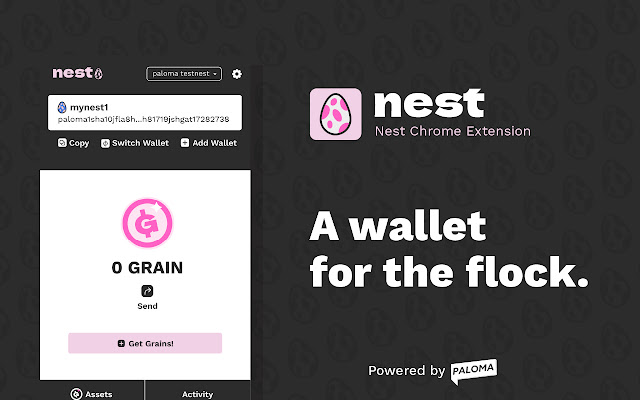 Paloma Nest(Beta)  from Chrome web store to be run with OffiDocs Chromium online