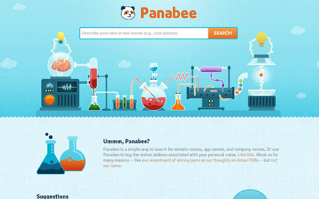 Panabee: Domain Name Search  from Chrome web store to be run with OffiDocs Chromium online