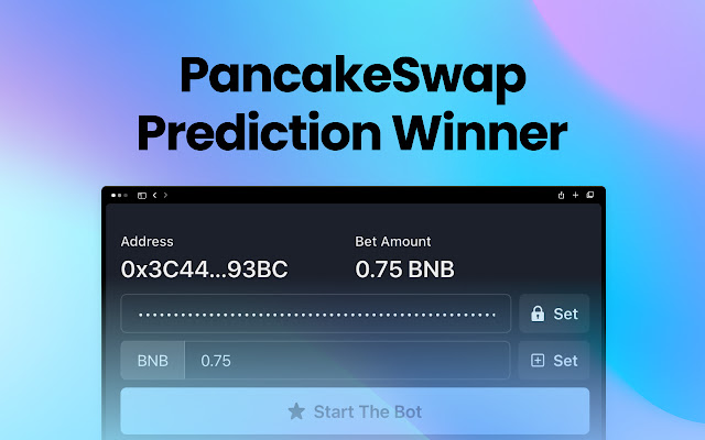PancakeSwap Prediction Winner  from Chrome web store to be run with OffiDocs Chromium online