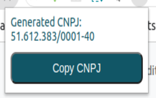 Panda CPF/CNPJ Generator  from Chrome web store to be run with OffiDocs Chromium online