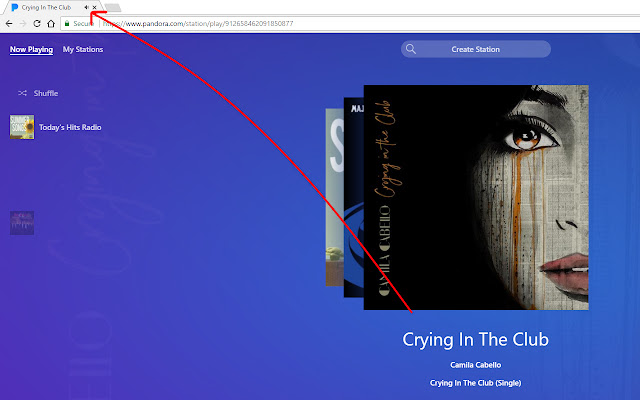 Pandora Control  from Chrome web store to be run with OffiDocs Chromium online