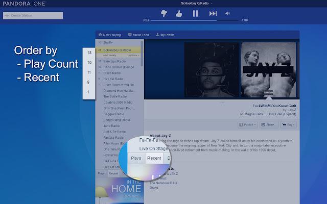 PandoraSort  from Chrome web store to be run with OffiDocs Chromium online