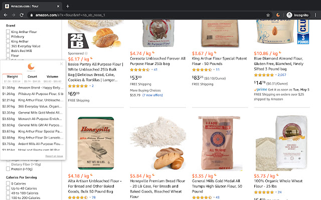 Pangolin Unit Price Comparison  from Chrome web store to be run with OffiDocs Chromium online