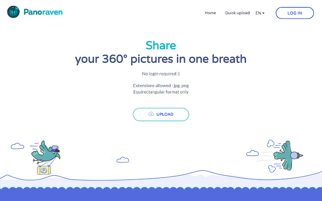 Panoraven Free 360 image viewer  from Chrome web store to be run with OffiDocs Chromium online