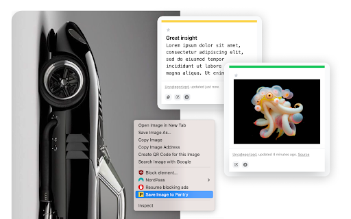 Pantry a better copy paste  from Chrome web store to be run with OffiDocs Chromium online