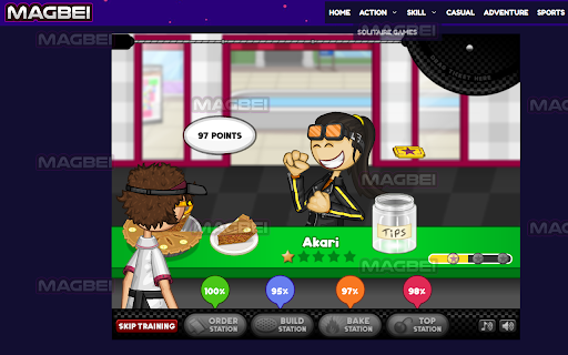 Papas Bakeria Unblocked Game Online  from Chrome web store to be run with OffiDocs Chromium online