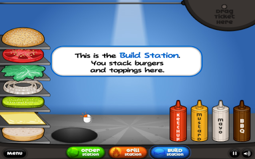 Papas Burgeria Game  from Chrome web store to be run with OffiDocs Chromium online