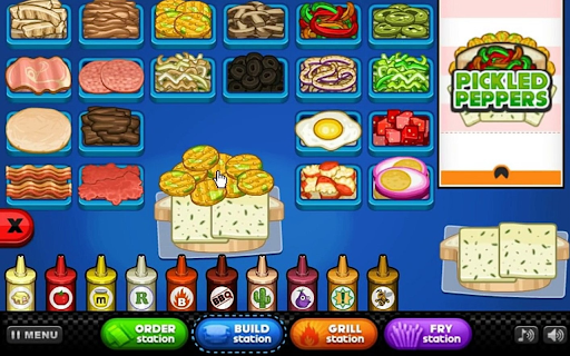 Papas Cheeseria Unblocked Game  from Chrome web store to be run with OffiDocs Chromium online