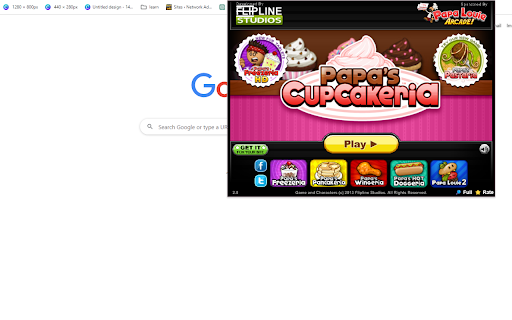 Papa’s Cupcakeria Unblocked  Free  from Chrome web store to be run with OffiDocs Chromium online