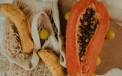 Papaya and Ripe Bananas  from Chrome web store to be run with OffiDocs Chromium online