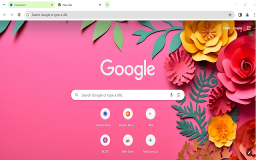 Paper Flowers  from Chrome web store to be run with OffiDocs Chromium online