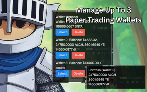 PaperKnight Trading Bot  from Chrome web store to be run with OffiDocs Chromium online