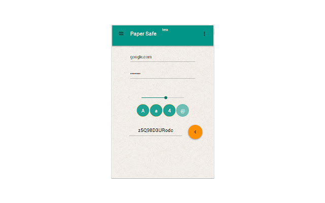 Paper Safe  from Chrome web store to be run with OffiDocs Chromium online