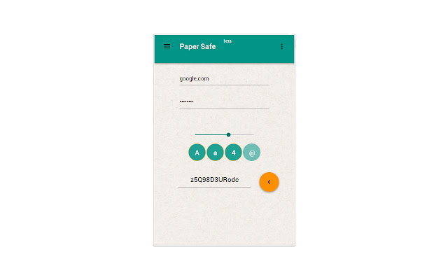Paper Safe  from Chrome web store to be run with OffiDocs Chromium online