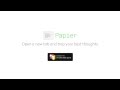 Papier  from Chrome web store to be run with OffiDocs Chromium online