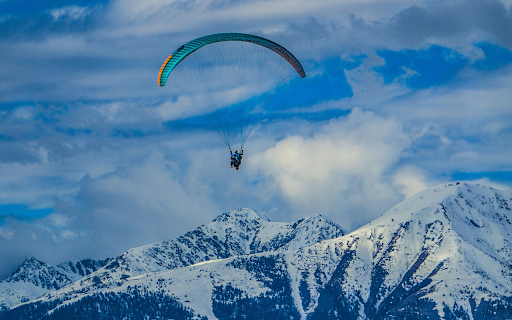 Parachute to see the snow  from Chrome web store to be run with OffiDocs Chromium online