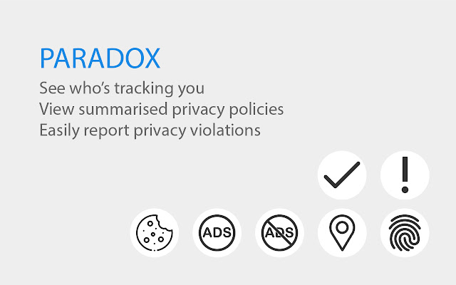 Paradox Privacy Awareness Tool  from Chrome web store to be run with OffiDocs Chromium online