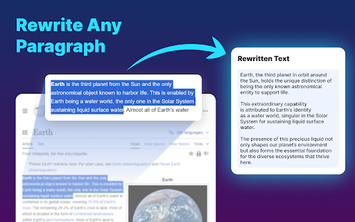 Paragraph Rewriter  from Chrome web store to be run with OffiDocs Chromium online