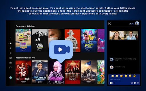 Paramount Plus Party  from Chrome web store to be run with OffiDocs Chromium online