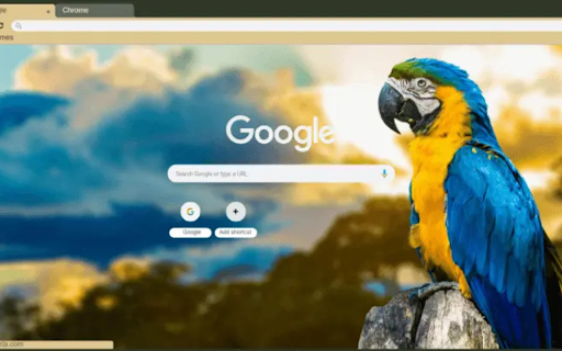 parrot in forest  from Chrome web store to be run with OffiDocs Chromium online