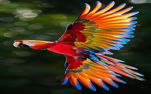 Parrot wallpaper  from Chrome web store to be run with OffiDocs Chromium online