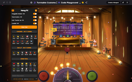 Party.FX  from Chrome web store to be run with OffiDocs Chromium online