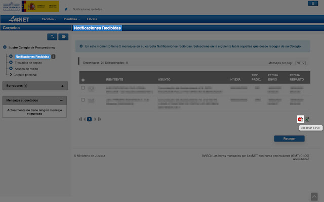 pasantes: Tu asistente en LexNET  from Chrome web store to be run with OffiDocs Chromium online