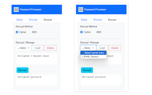 Password Processing Tool  from Chrome web store to be run with OffiDocs Chromium online