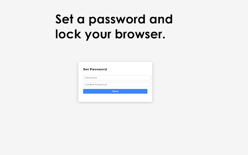 Password Protect  from Chrome web store to be run with OffiDocs Chromium online