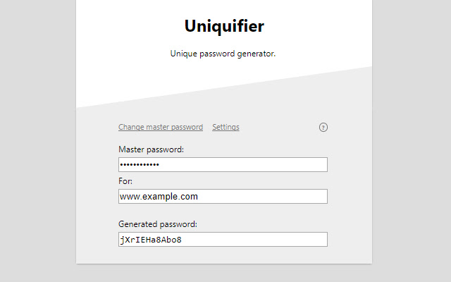 OffiDocs Chromium çevrimiçi ile çalıştırılacak Chrome web mağazasından Password Uniquifier