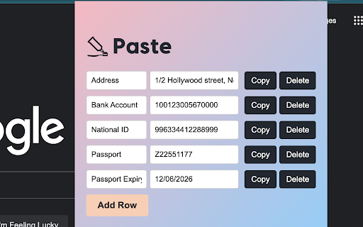 Paste  from Chrome web store to be run with OffiDocs Chromium online