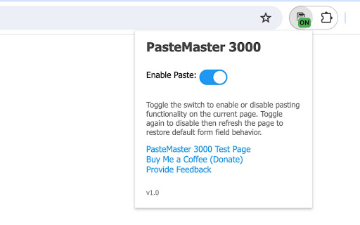 PasteMaster 3000  from Chrome web store to be run with OffiDocs Chromium online