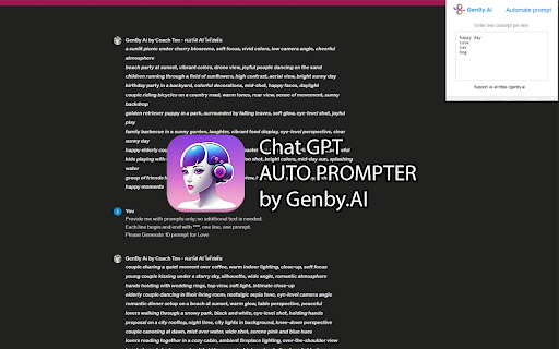 Paste Prompt Extension  from Chrome web store to be run with OffiDocs Chromium online