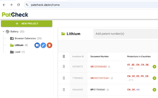 PatCheck Patent Legal Status for Espacenet, Google Patents, USPTO  more  from Chrome web store to be run with OffiDocs Chromium online
